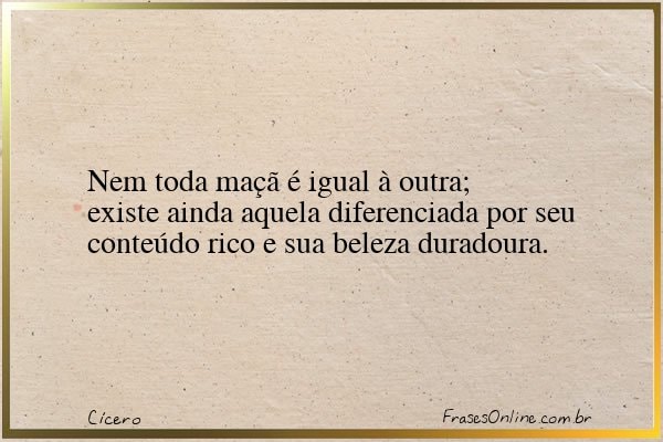 Frase de Cícero