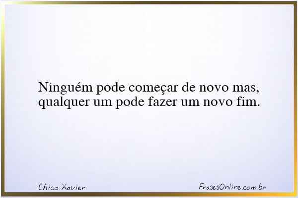 Frase de Chico Xavier