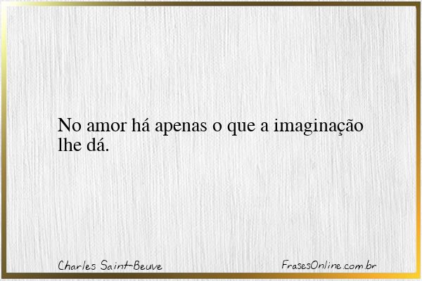 Frase de Charles Saint-Beuve