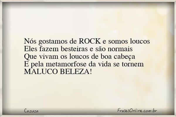 Frase de Cazuza
