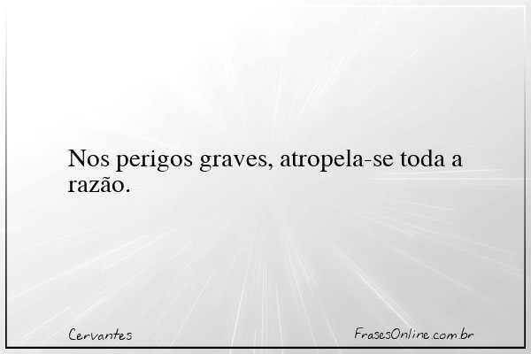 Frase de Cervantes