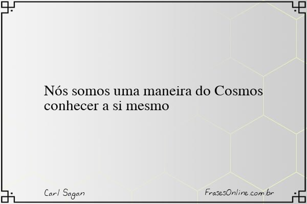 Frase de Carl Sagan