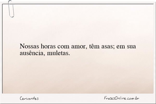 Frase de Cervantes