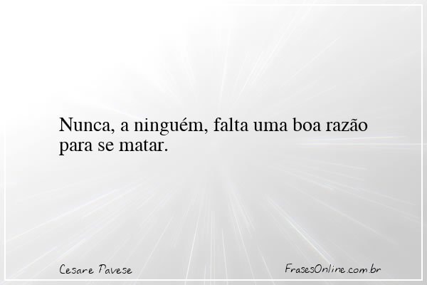 Frase de Cesare Pavese