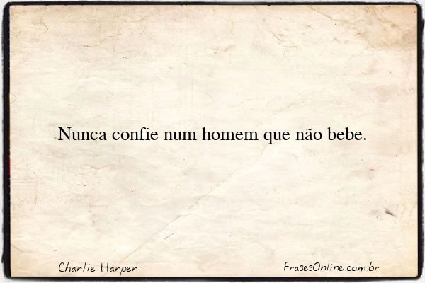 Frase de Charlie Harper