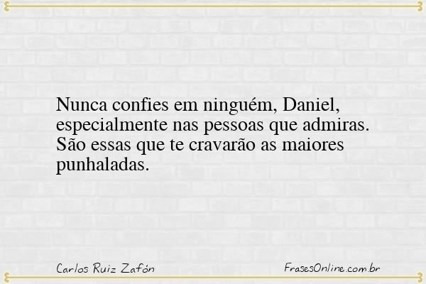 Frase de Carlos Ruiz Zafón