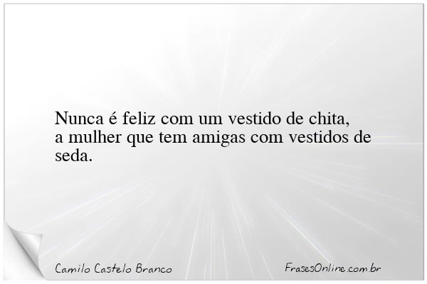 Frase de Camilo Castelo Branco