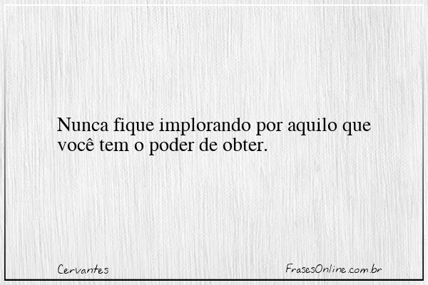 Frase de Cervantes