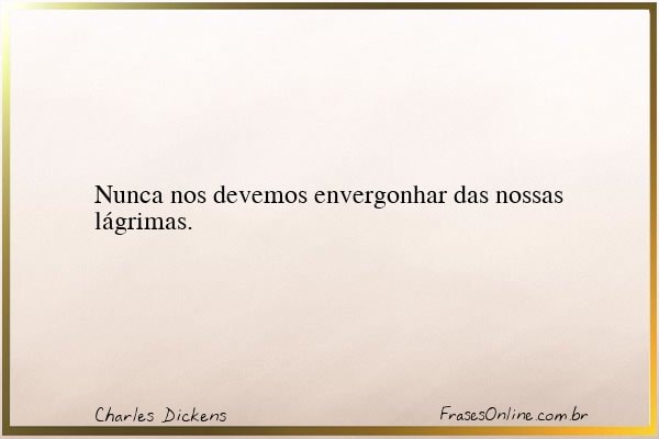 Frase de Charles Dickens
