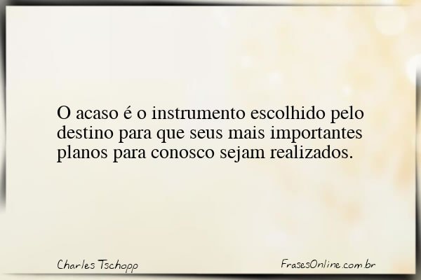 Frase de Charles Tschopp