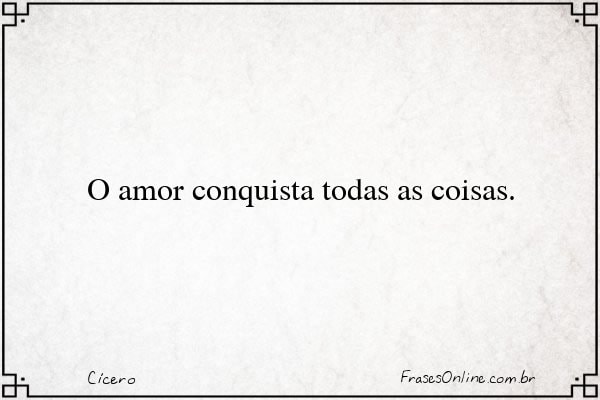 Frase de Cícero