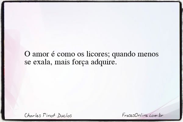 Frase de Charles Pinot Duclos