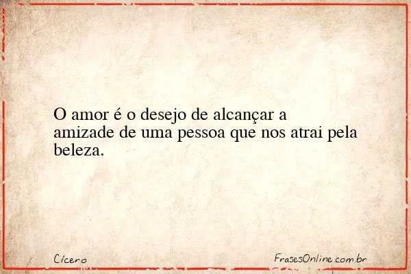 Frase de Cícero