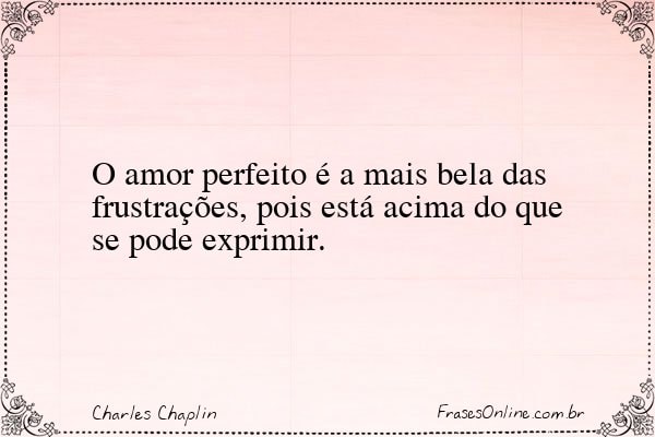 Frase de Charles Chaplin