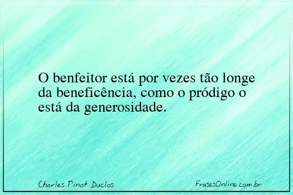 Frase de Charles Pinot Duclos
