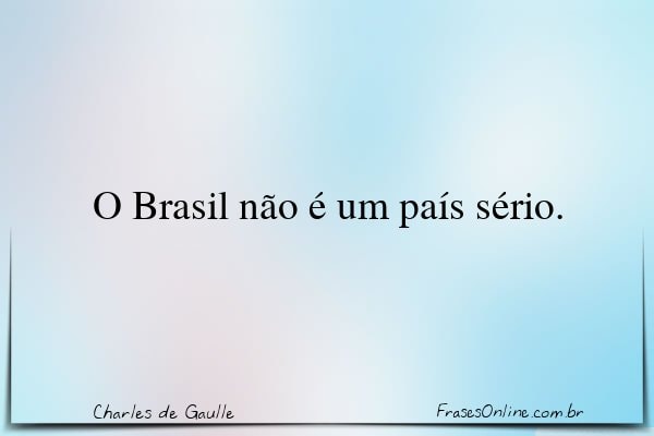 Frase de Charles de Gaulle