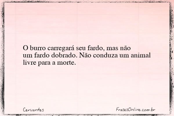 Frase de Cervantes