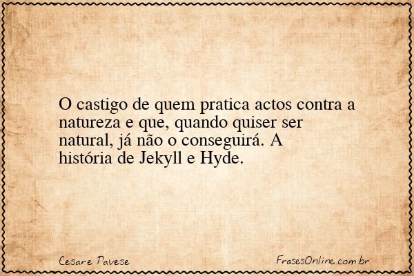 Frase de Cesare Pavese