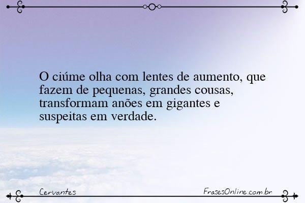 Frase de Cervantes