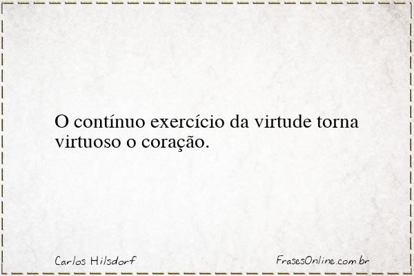 Frase de Carlos Hilsdorf