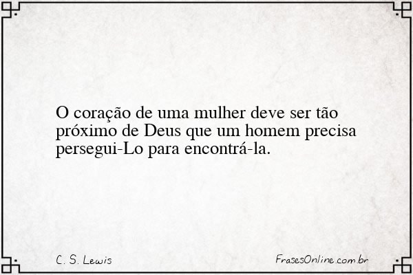Frase de C. S. Lewis