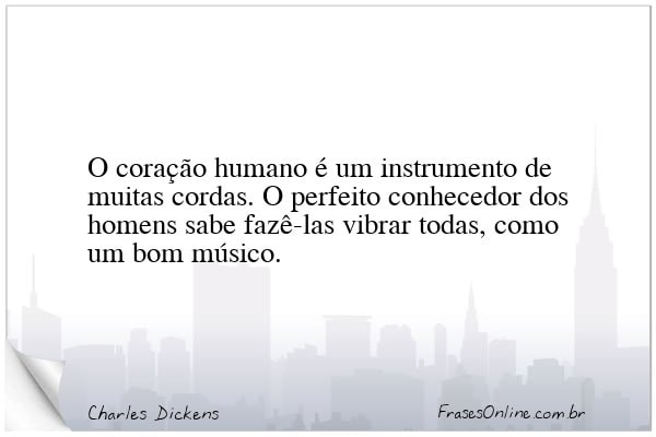 Frase de Charles Dickens