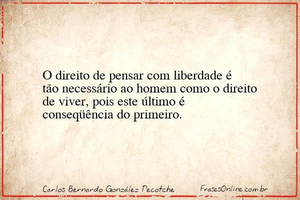 Frase de Carlos Bernardo González Pecotche