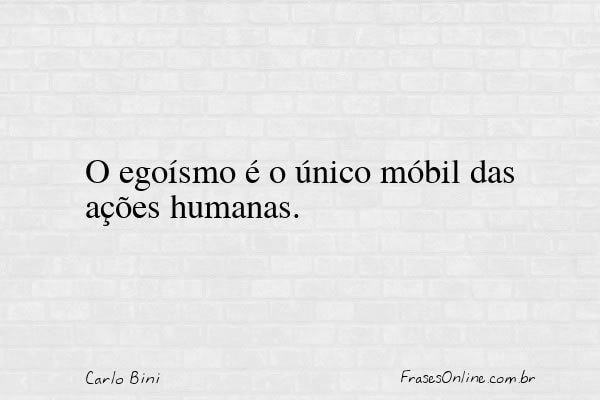 Frase de Carlo Bini