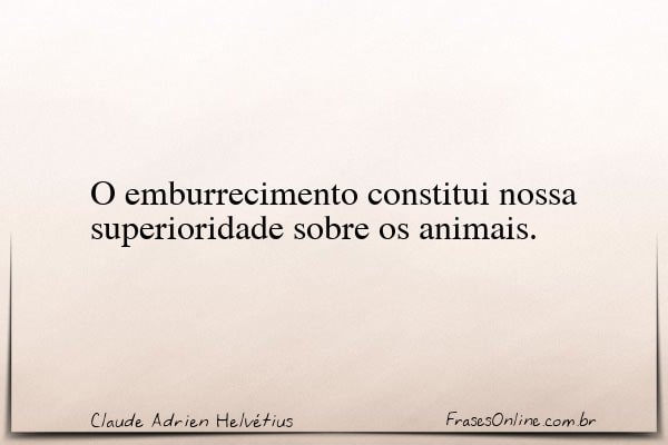 Frase de Claude Adrien Helvétius