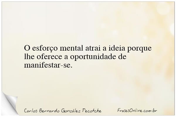 Frase de Carlos Bernardo González Pecotche