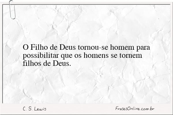 Frase de C. S. Lewis
