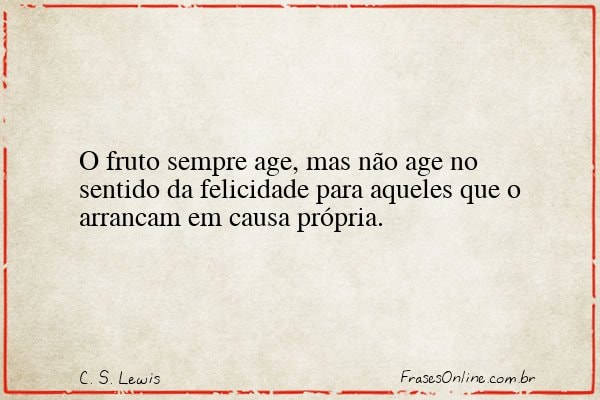 Frase de C. S. Lewis