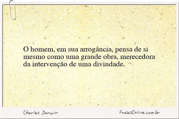 Frase de Charles Darwin