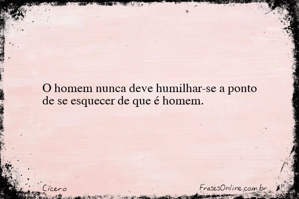Frase de Cícero