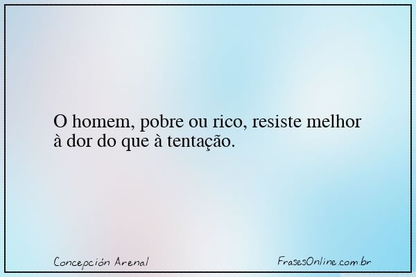 Frase de Concepción Arenal