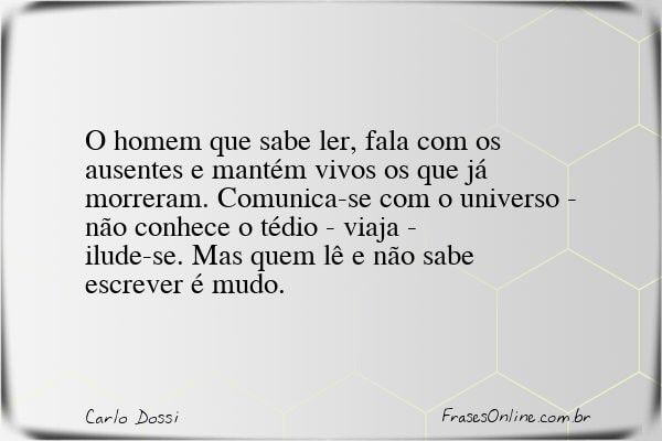 Frase de Carlo Dossi