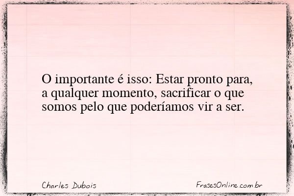 Frase de Charles Dubois