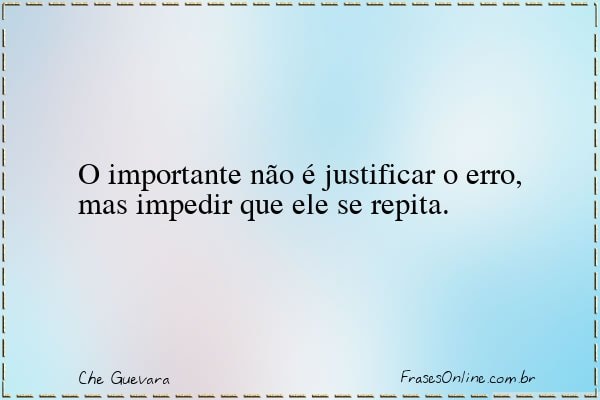 Frase de Che Guevara