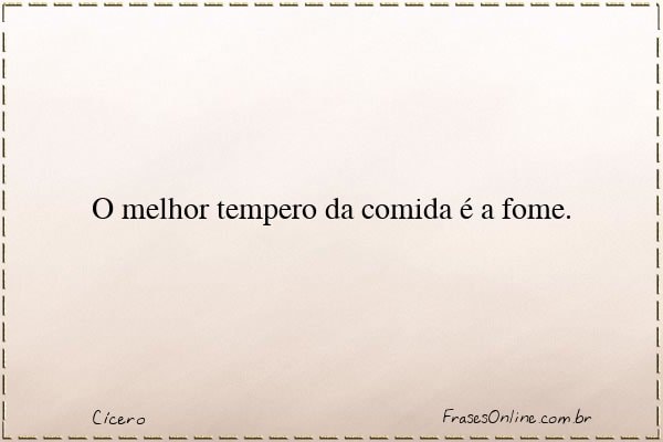 Frase de Cícero