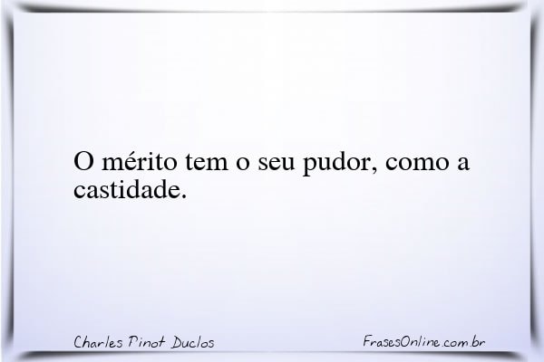 Frase de Charles Pinot Duclos