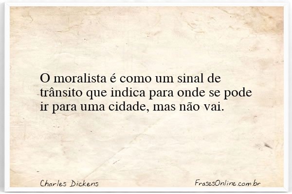 Frase de Charles Dickens