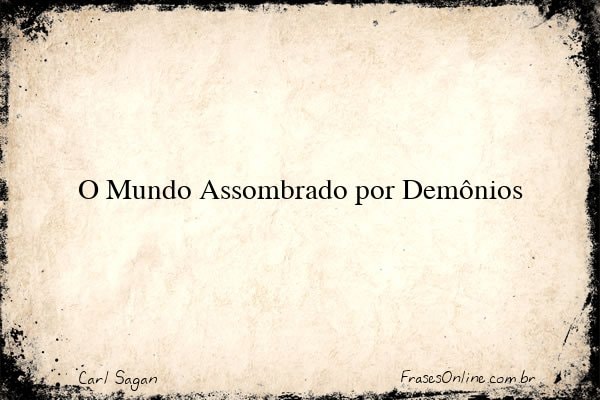 Frase de Carl Sagan