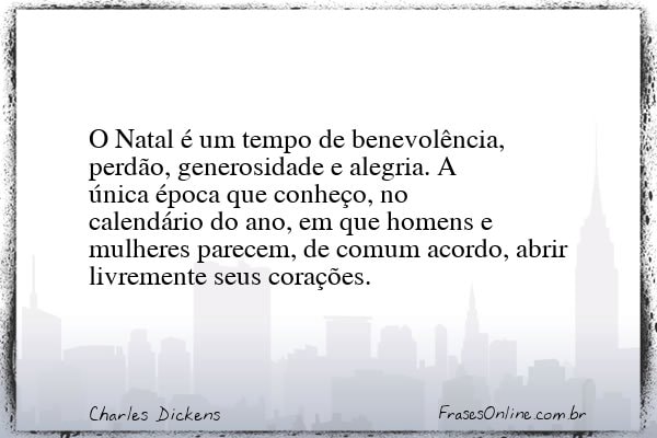 Frase de Charles Dickens