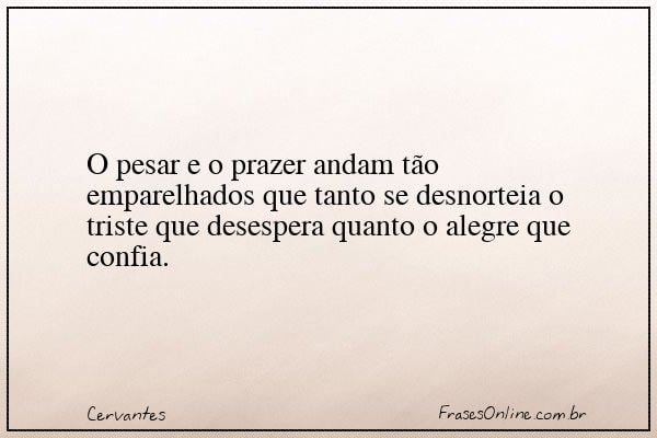 Frase de Cervantes