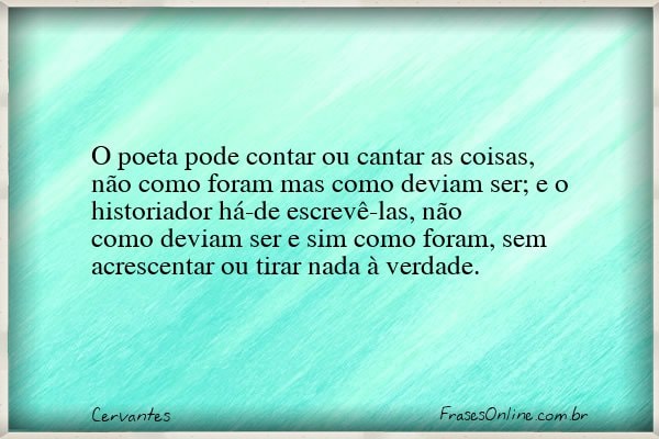 Frase de Cervantes