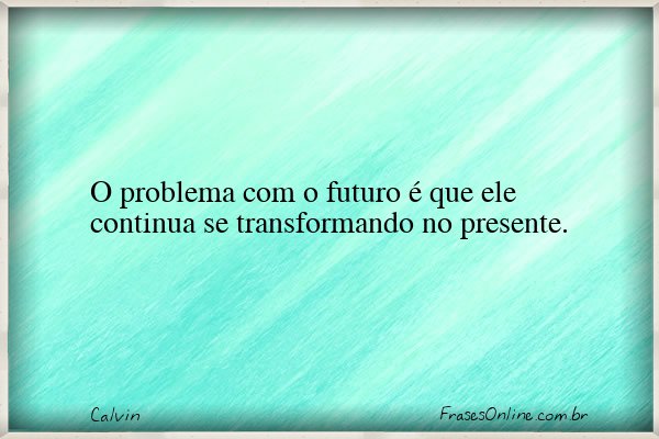 Frase de Calvin