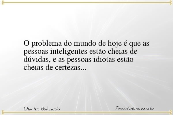 Frase de Charles Bukowski