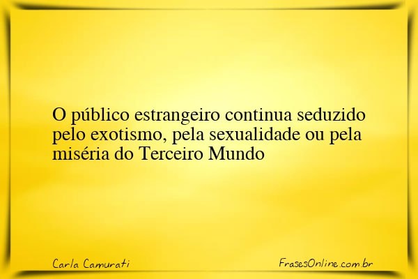 Frase de Carla Camurati