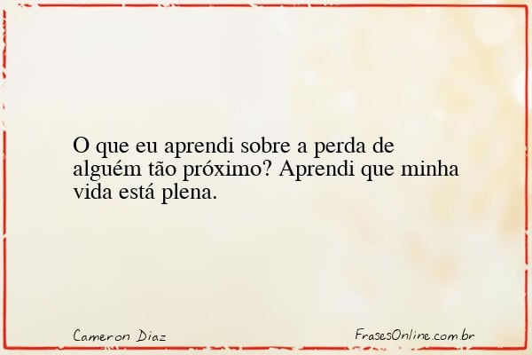 Frase de Cameron Diaz