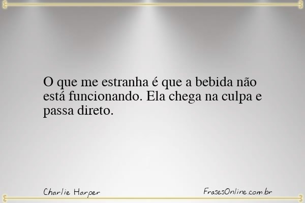 Frase de Charlie Harper